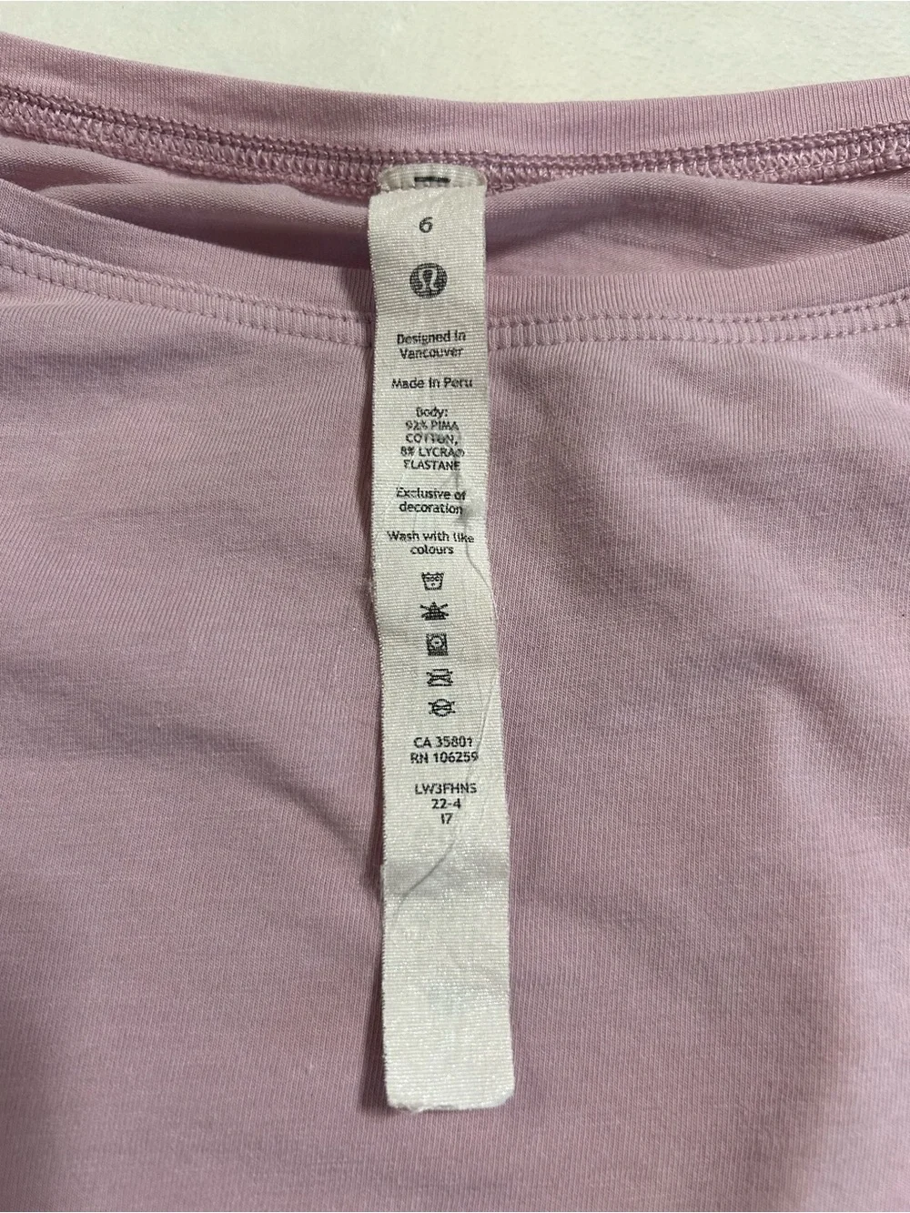 lululemon athletica lululemon back